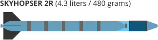 SKYHOPSER 2R (4.3 liters / 480 grams)