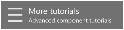 More tutorials Advanced component tutorials