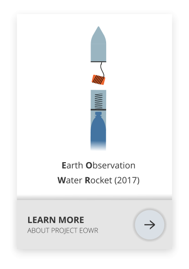Earth Observation Water Rocket (2017) LEARN MORE  ABOUT PROJECT EOWR