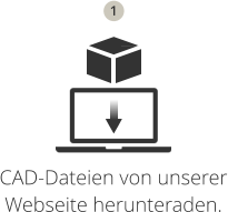 CAD-Dateien von unserer Webseite herunteraden. 1