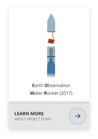 Earth Observation Water Rocket (2017) LEARN MORE  ABOUT PROJECT EOWR